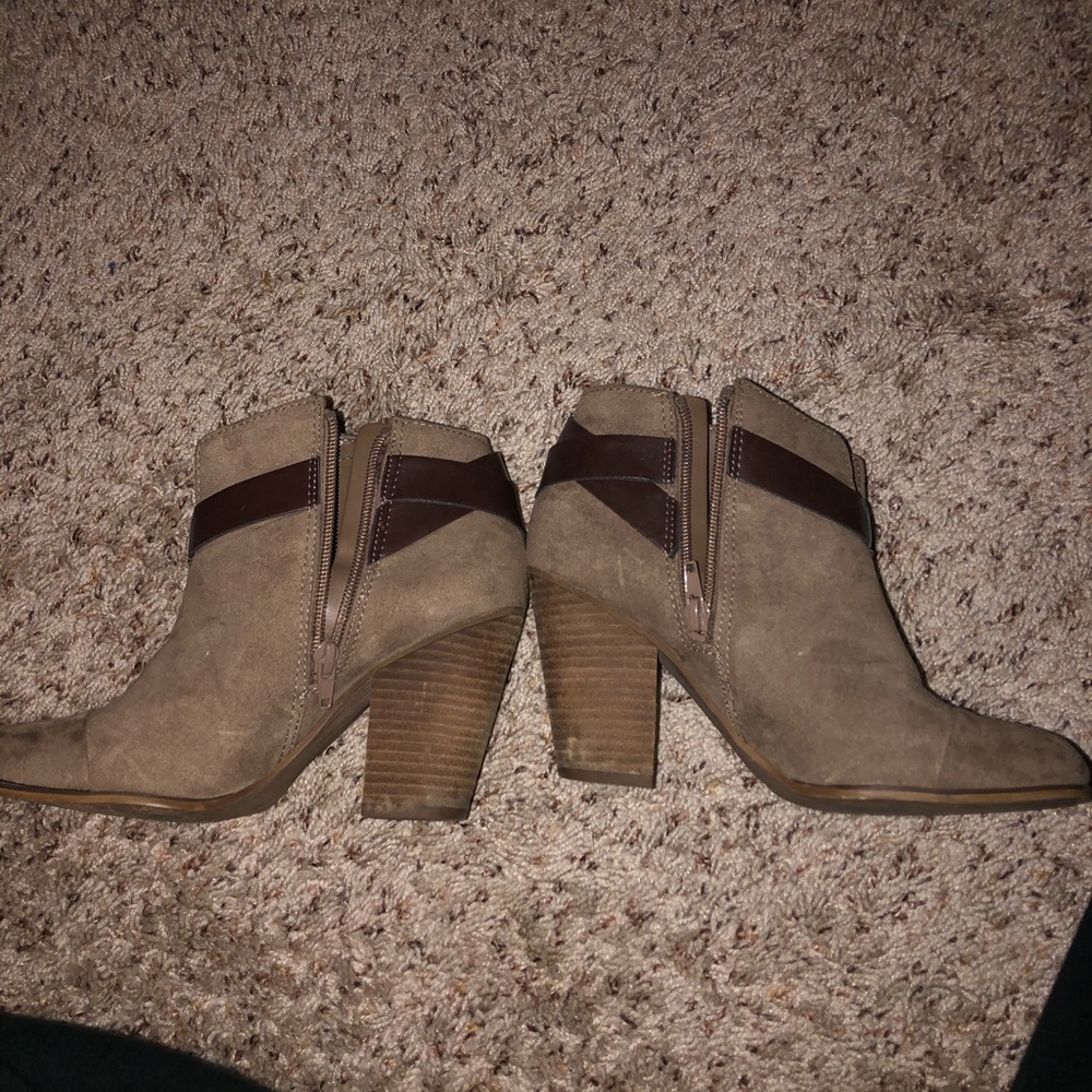 Tan Booties - Picture 2 of 2